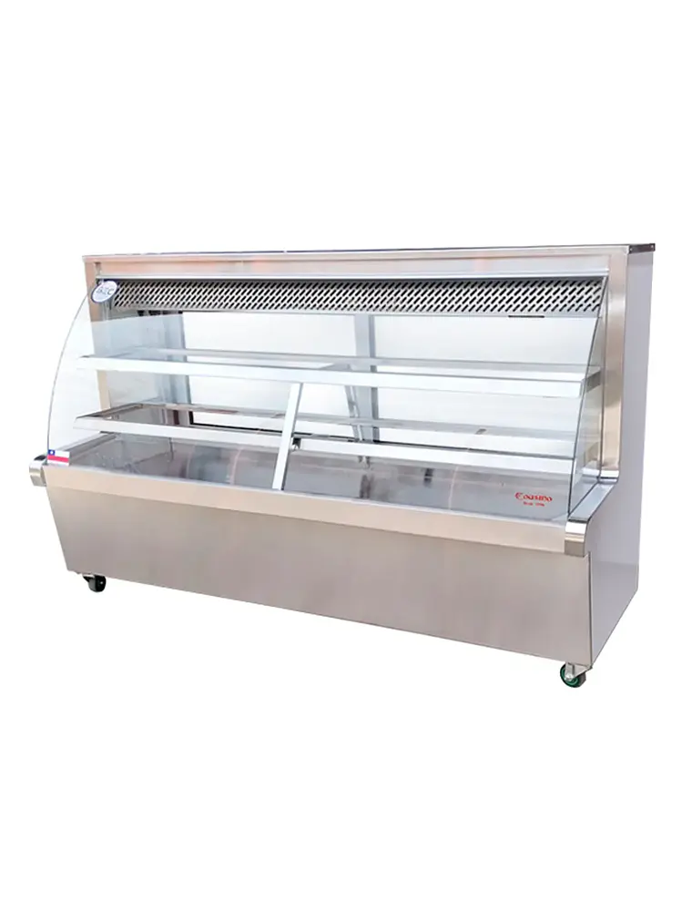 1013 (1) Mesón refrigerado medialuna 2.0 mt - Imagen 1