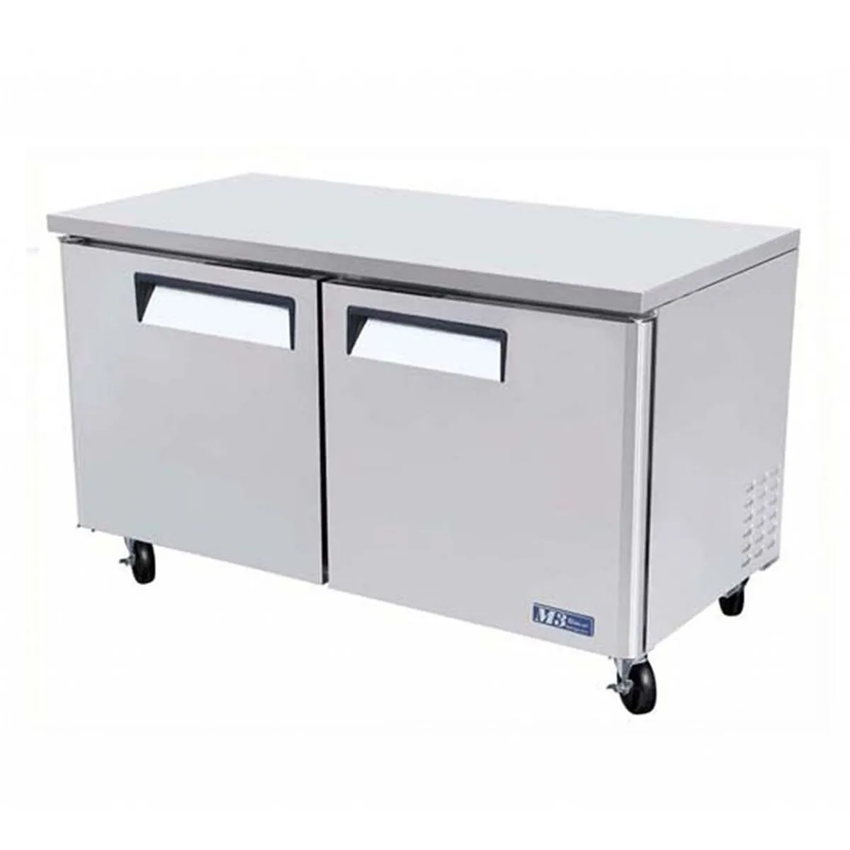 155887-1200-1200 MESÓN REFRIGERADO 2 PTAS ACERO INOX. 340 LTS. - Imagen 1