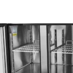 Mesón Refrigerado 280 Litros 2 Puertas de Vidrio Acero Inoxidable Ventus VMR2PS-280V - Imagen 3