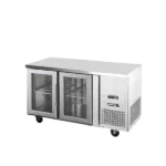 Mesón Refrigerado 280 Litros 2 Puertas de Vidrio Acero Inoxidable Ventus VMR2PS-280V - Imagen 4