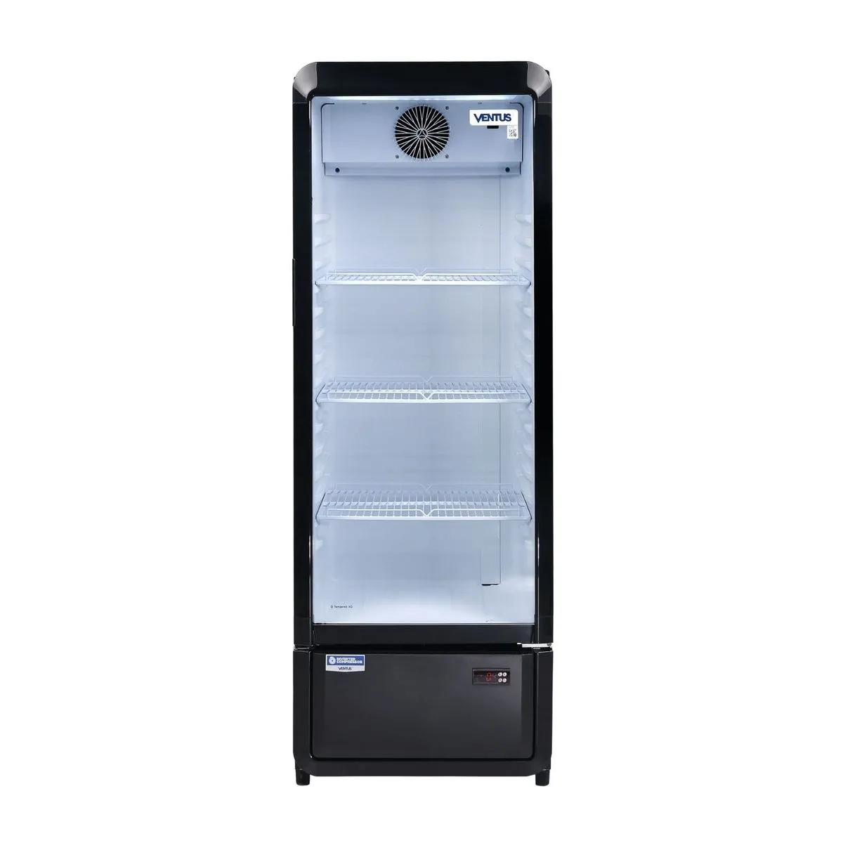 162118-1200-1200 Visicooler Inverter 1 Puerta de Vidrio 240 Litros Ventus VC-240 INV - Imagen 1