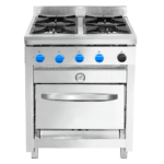COCINA IND GAS 4 PLATOS A/INOX 50X50 GN