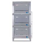 HORNO IND 3CAM 65X65 A/INOX GLP VHG