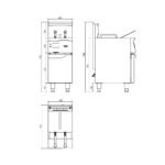 FREIDORA 25 LT. 400 - Imagen 2