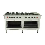 Cocina Ind.8 Platos 2 hornos .Chuq. GLP - Imagen 2