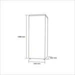 Congelador Verical 6 Gavetas 182 LT. Gris - Imagen 3