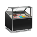 Vitrina para Helados 12 Cubas de 5 Litros Negra Maigas GESGN - Imagen 2