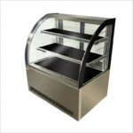 Vitrina pastelera curva 1000x750x1200mm