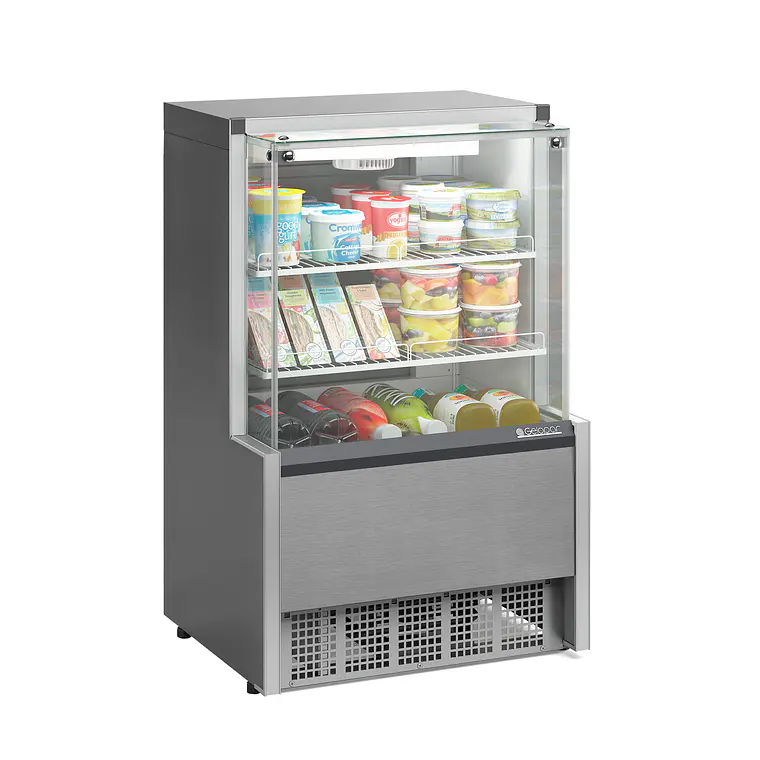 760 - 2026-06-09T083334.546 Vitrina mural refrigerada 750 mm. Gris - Imagen 1