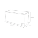 Congelador Horizontal Dual Tapa Dura 412 Litros Maigas HS-546C - Imagen 3