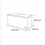 Congelador dual tapa dura 612 LT - Imagen 3