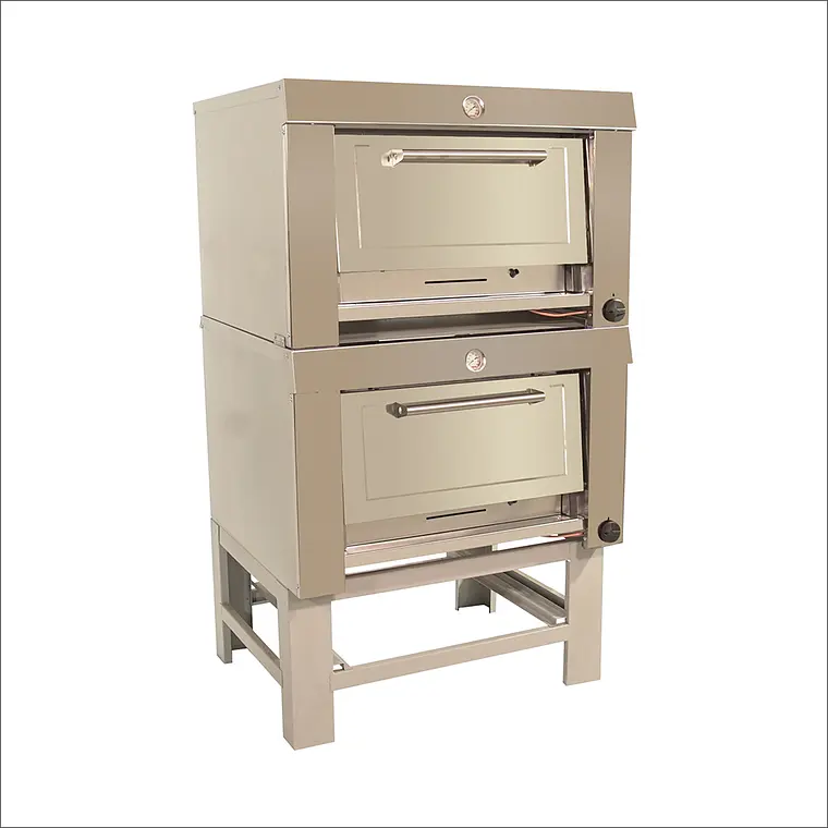760 - 2026-06-22T222857.721 Horno Industrial a Gas GLP 2 Cámaras 65 x 65 cm Maigas 6EA64R - Imagen 1
