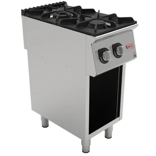 Cocina Industrial 2 Fuegos Maigas Mila 700 6E704 GLP / 6E704N GN