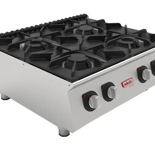Cocina Top Industrial 4 Fuegos Maigas Mila 700 6E734 GLP / 6E734N GN