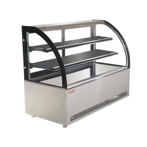 Vitrina Pastelera Curva Maigas HKCS1500CS 530 Litros 150 cm