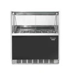 Vitrina para Helados 12 Cubas de 5 Litros Negra Maigas GESGN - Imagen 3