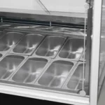Vitrina para Helados 12 Cubas de 5 Litros Negra Maigas GESGN - Imagen 4