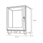 Horno Convector Digital Eléctrico Maigas TE10D 10 Bandejas 60 × 40 cm - Imagen 2