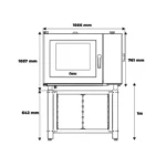 Horno Combinado Eléctrico Maigas C-MAX10 10 GN 1/1 380 V con Atril - Imagen 6
