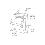 Sobadora Industrial Maigas 6EE10 Monofásica / 6EE11 Trifásica Rodillos de 55 cm - Imagen 2