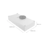 Campana Mural Industrial 200 x 100 cm con Extractor Maigas 6ED9 - Imagen 5