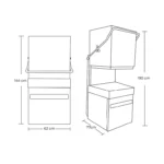 Lavavajillas Industrial de Capota Krupps CH100-BT 50 x 50 cm – 1.080 Platos/Hora - Imagen 9