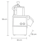 Procesador de Vegetales Robot Coupe CL50 – Producción Hasta 250 kg/h - Imagen 5