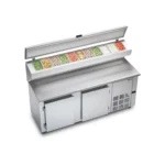 Mesón Refrigerado para Preparación de Pizza 200 cm Maigas Gelopar GBPZ200 - Imagen 3