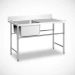 Lavafondos Acero Inoxidable 1 Taza con Secador Derecho 140 cm Maigas 6EDR5-1
