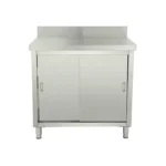 Mesón Mural Cerrado Acero Inoxidable 90 cm con 2 Puertas Correderas Maigas 6EDR20 - Imagen 3