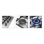 Encimera a Gas 4 Quemadores Acero Inoxidable Maigas Home HBS4523 - Imagen 4