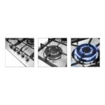 Encimera a Gas 5 Quemadores Acero Inoxidable Maigas Home HBS5706 - Imagen 4