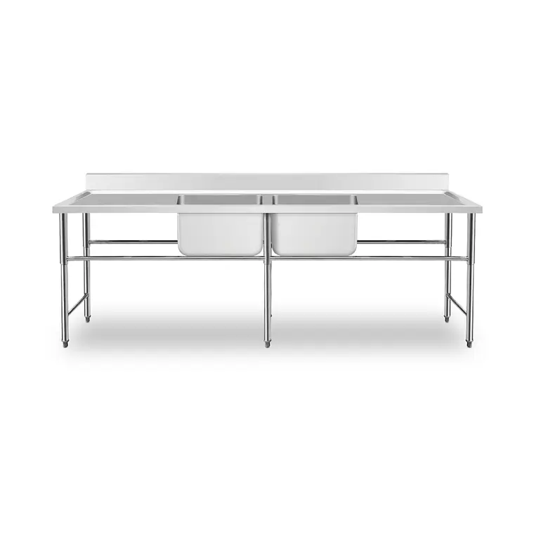 760 - 2026-07-07T123442.502 Lavafondo 2 Tazas 2 Secadores Maigas 6EDR10-1 250x60x85 cm Acero Inoxidable - Imagen 1