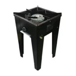 Anafe 1 plato alto 43x43 pletina color Negro - Imagen 3