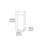 Refrigerador A.I. 1 puerta 500 lts - Imagen 3