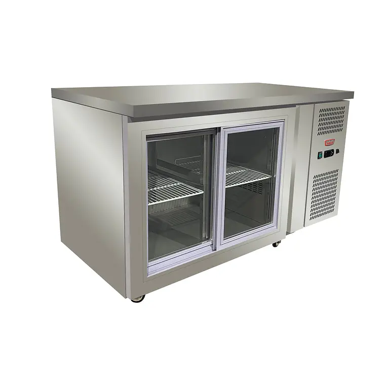 760s(35) MESON BAJO REFRIGERADO 2 P. VIDRO / CORR. - Imagen 1