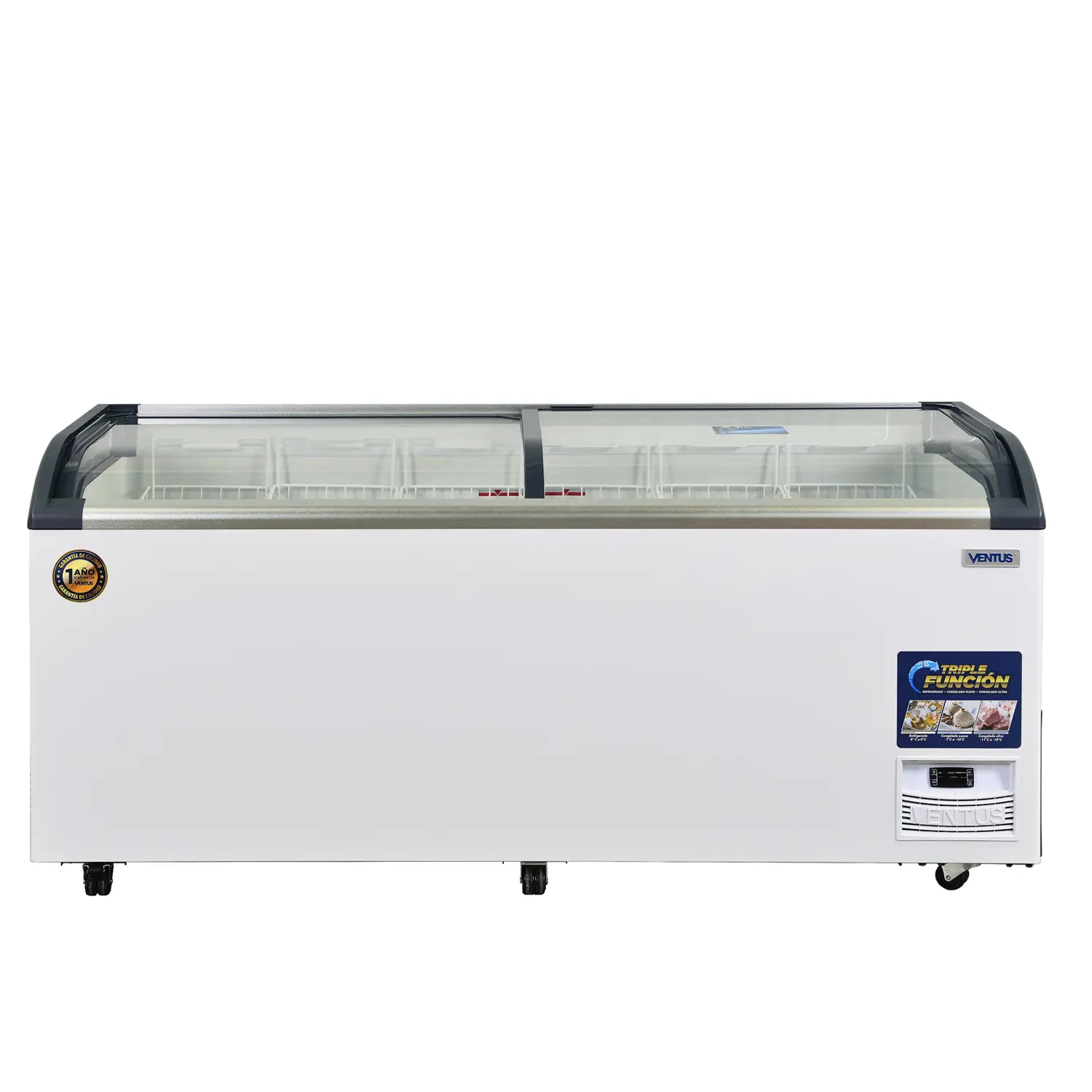 CTV-620QPRO_1 Conservadora Horizontal Triple Función 620 Litros Ventus CTV-620Q PRO - Imagen 1