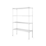 Estantería Epóxica Ventus VER-12246 122x45x180 cm 4 Repisas - Imagen 3