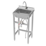 Lavamanos acción rodilla