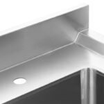 Lavaplatos 1 Taza Acero Inoxidable Ventus VENELP-70 70x60x85 cm - Imagen 4