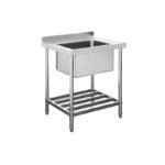 Lavaplatos 1 Taza Acero Inoxidable Ventus VENELP-70 70x60x85 cm - Imagen 3