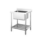 Lavaplatos 1 Taza Acero Inoxidable Ventus VENELP-70 70x60x85 cm - Imagen 2
