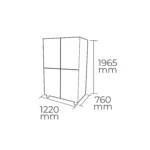 Congelador A.I. 4 puertas 1.000 lts - Imagen 3