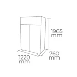 Refrigerador A.I. 2 puertas 1.000 lts - Imagen 4