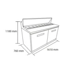 Mesa de preparacion 425 Lt - Imagen 4