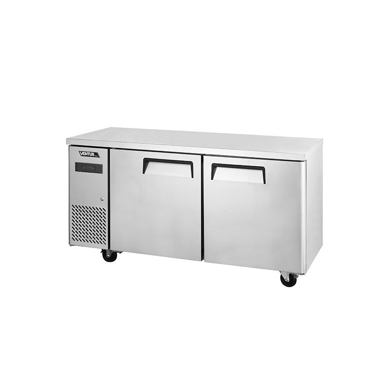 Meson-Freezer-VMF2PS-260 Mesón Freezer 2 Puertas 240 Litros Acero Inoxidable Ventus VMF2PS-260 - Imagen 1