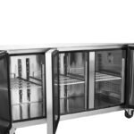 Mesón Refrigerado 3 Puertas 420 Litros Acero Inoxidable Ventus VMR3PS-420E - Imagen 6