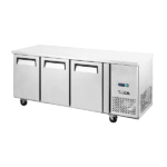 Mesón Refrigerado 3 Puertas 420 Litros Acero Inoxidable Ventus VMR3PS-420E