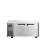 Mesón Refrigerado 2 Puertas 240 Litros Acero Inoxidable Ventus VMR2PS-260 - Imagen 4