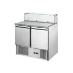 Mesón Saladette Refrigerado 2 Puertas 5 GN 1/6 Ventus VMRSL-390 BENEFIT - Imagen 4